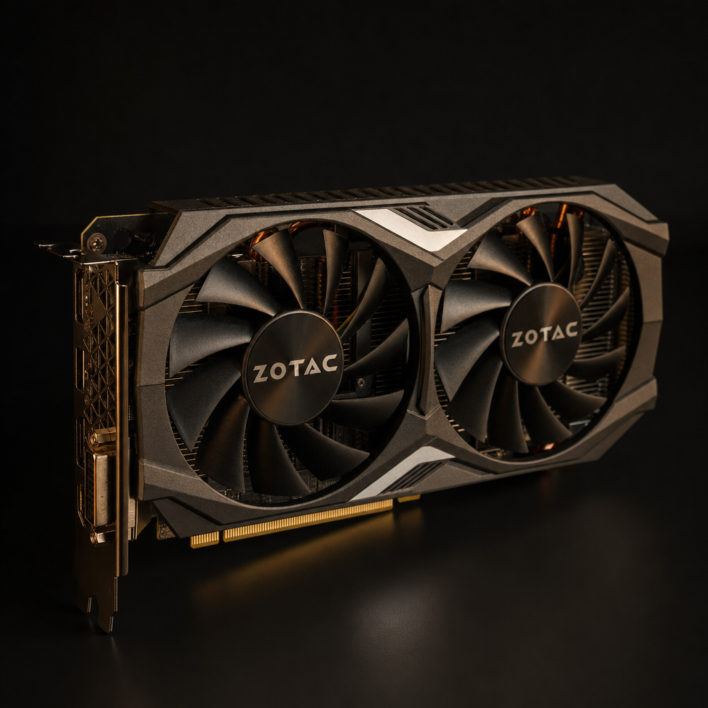 Zotac GTX 1060 AMP Edition dual-fan cooling