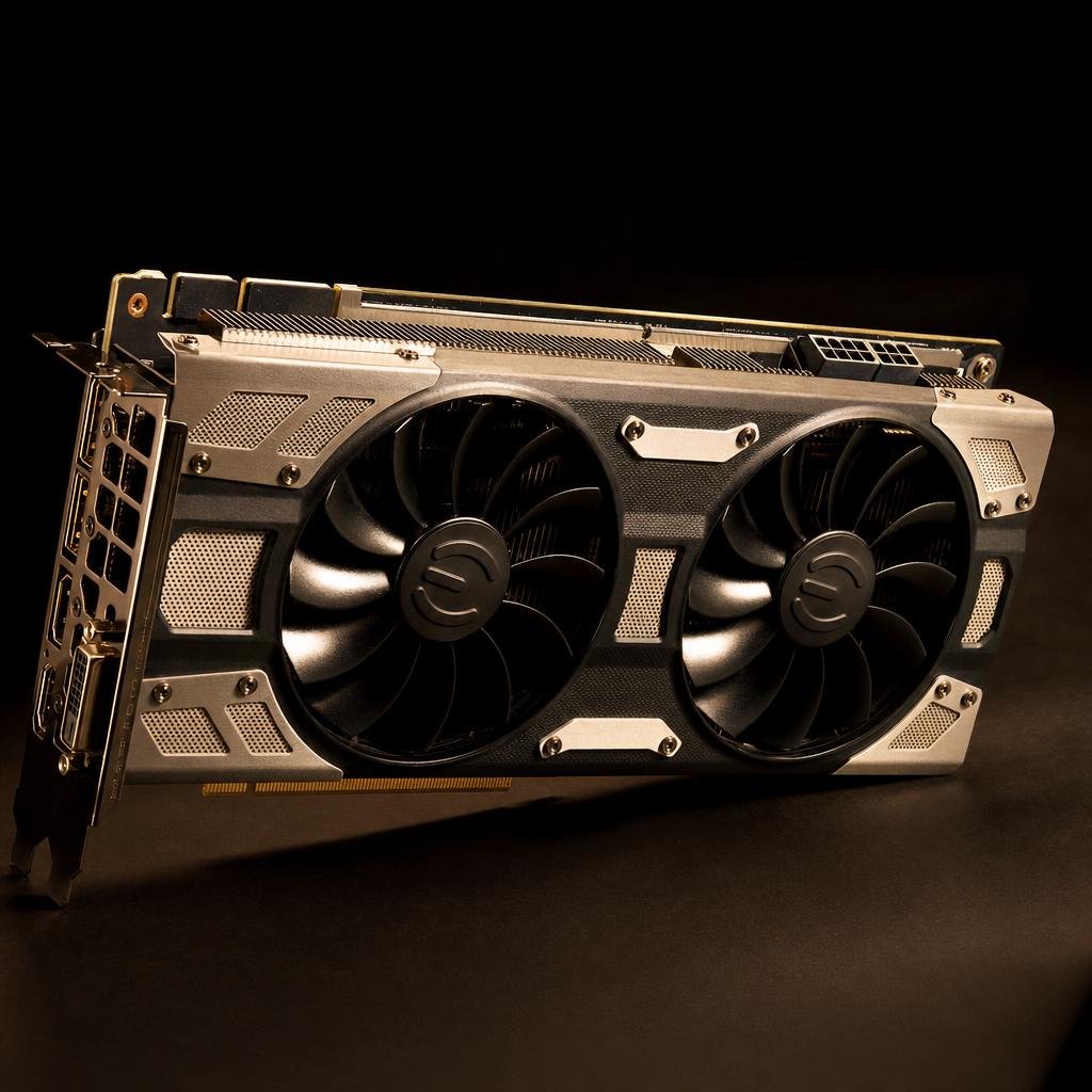 EVGA GTX 1080 FTW dual 8-pin power connector layout